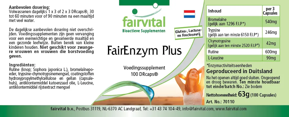 FairEnzym Plus - 100 DRcaps®