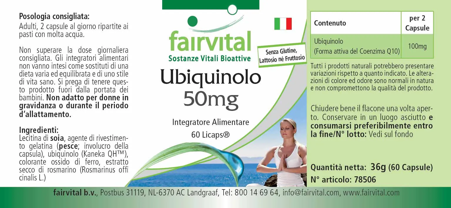 Ubiquinol 50mg - 60 LiCaps®