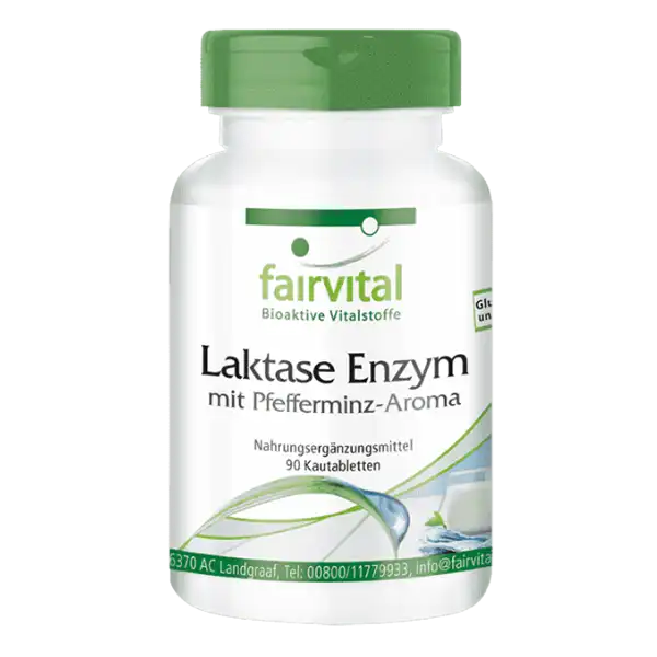 Lactase Enzyme - 90 chewable tablets