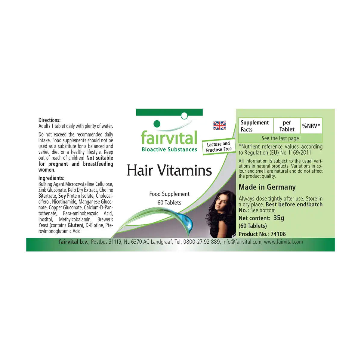 Hair Vitamins – 60 Tablets