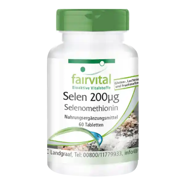 Selenium 200µg Selenomethionine - 60 Tablets