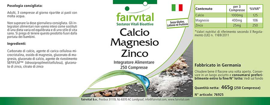 Calcio Magnesio Zinco