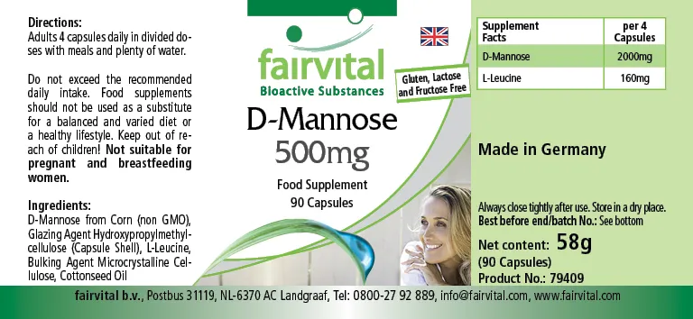 D-Mannose 500mg