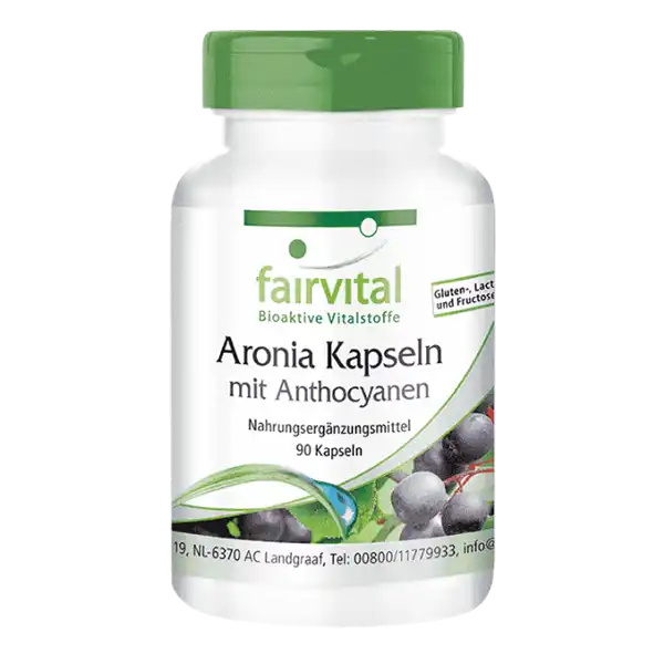 Aronia Kapseln mit Anthocyanen