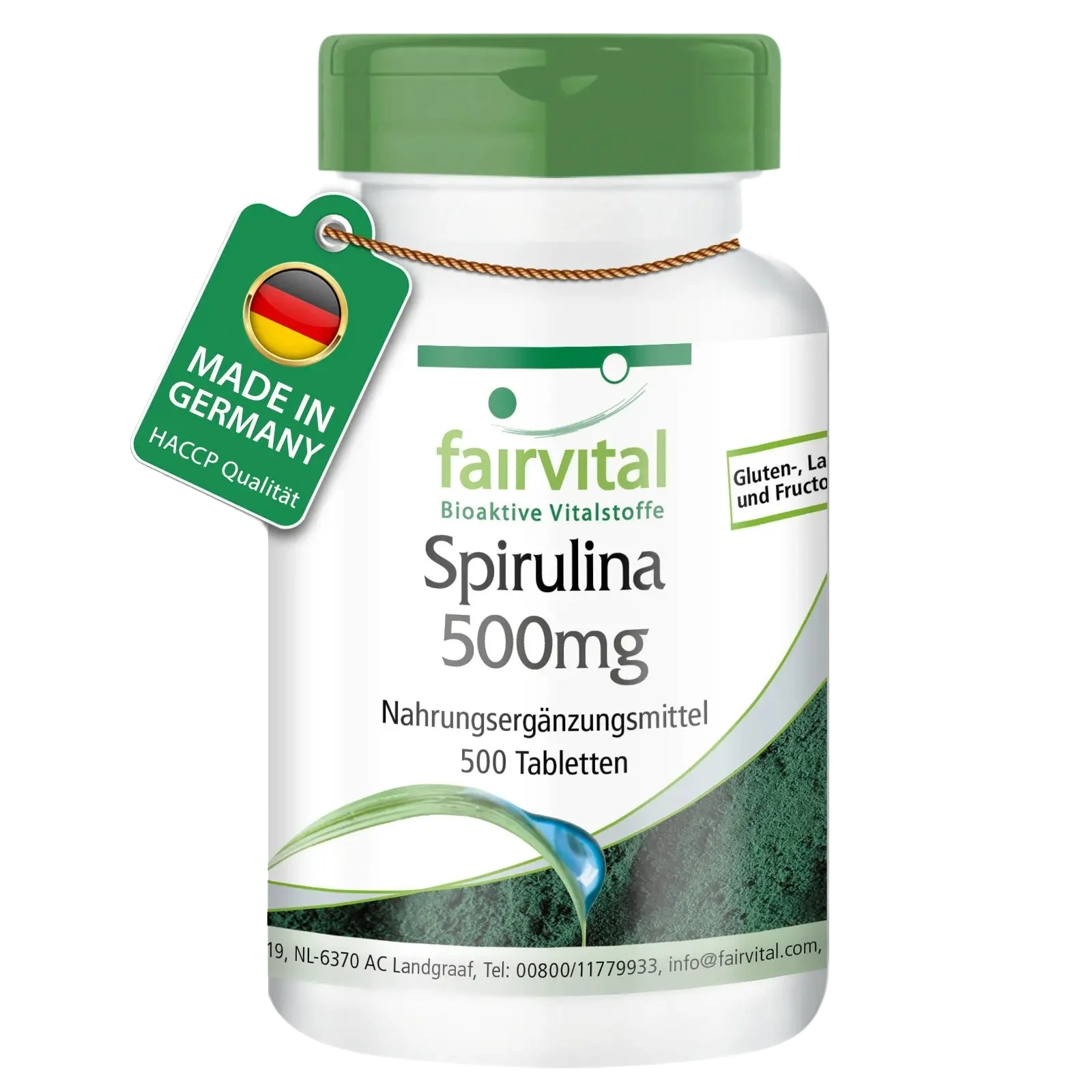 Spiruline 500mg - 500 comprimés