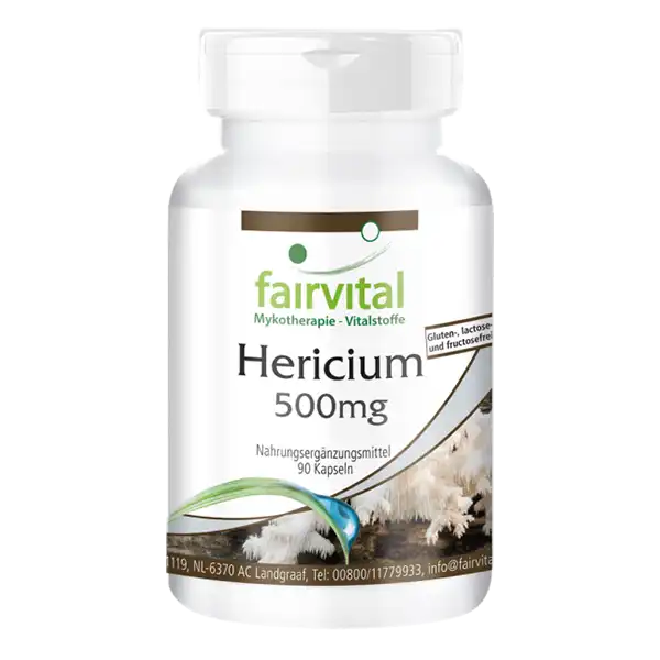 Hericium 500mg - 90 Capsules