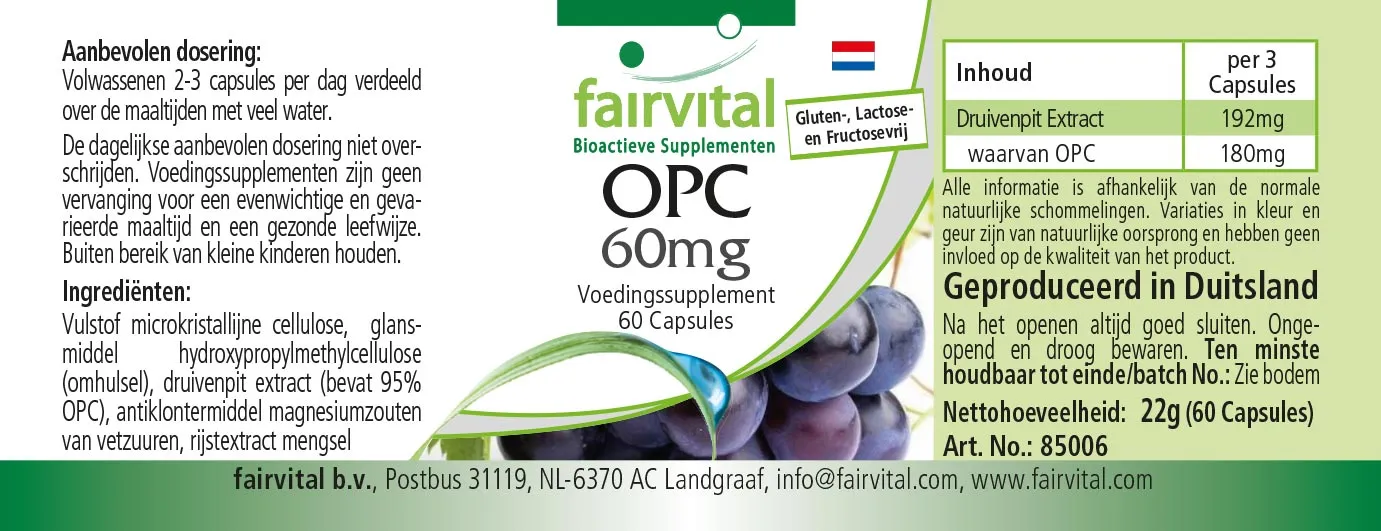 OPC 60mg – 60 Capsule