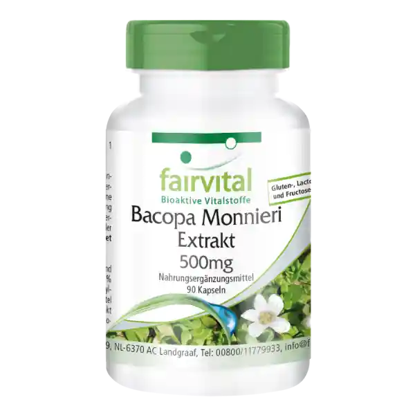 Estratto di Bacopa Monnieri 500mg - 90 capsule