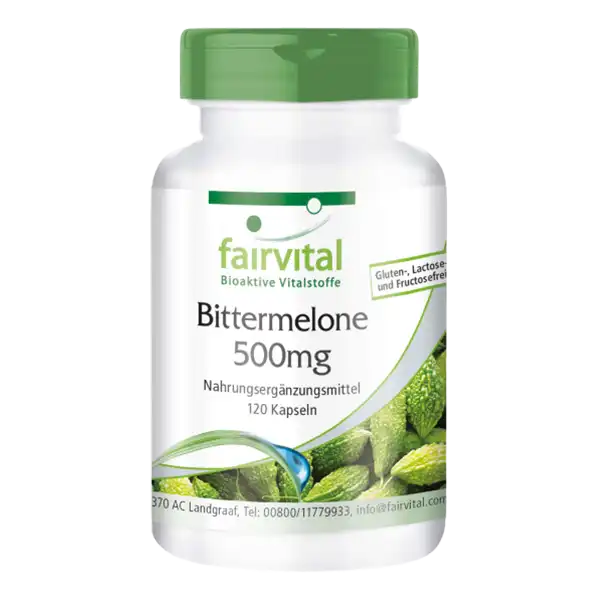 Bitter melon 500mg with chromium - 120 capsules - Sale - MHD 05/25