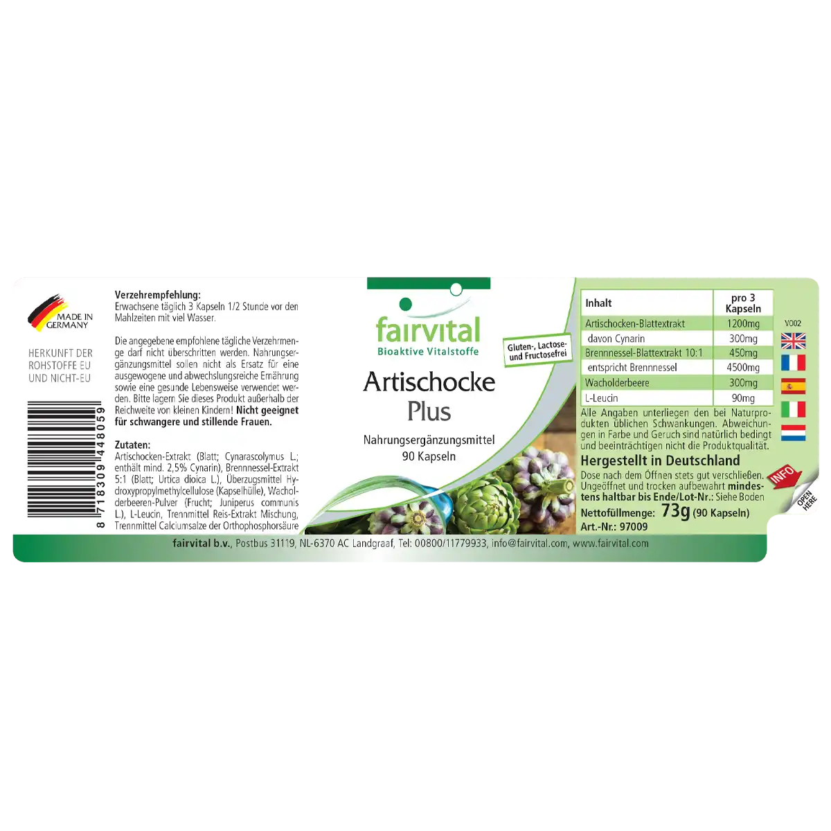 Artichoke Plus - 90 capsules