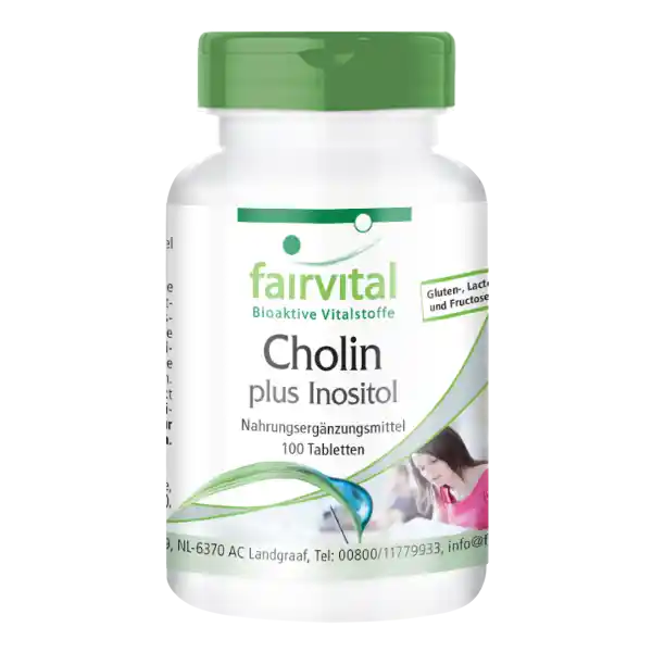 Choline plus Inositol - 100 Tablets