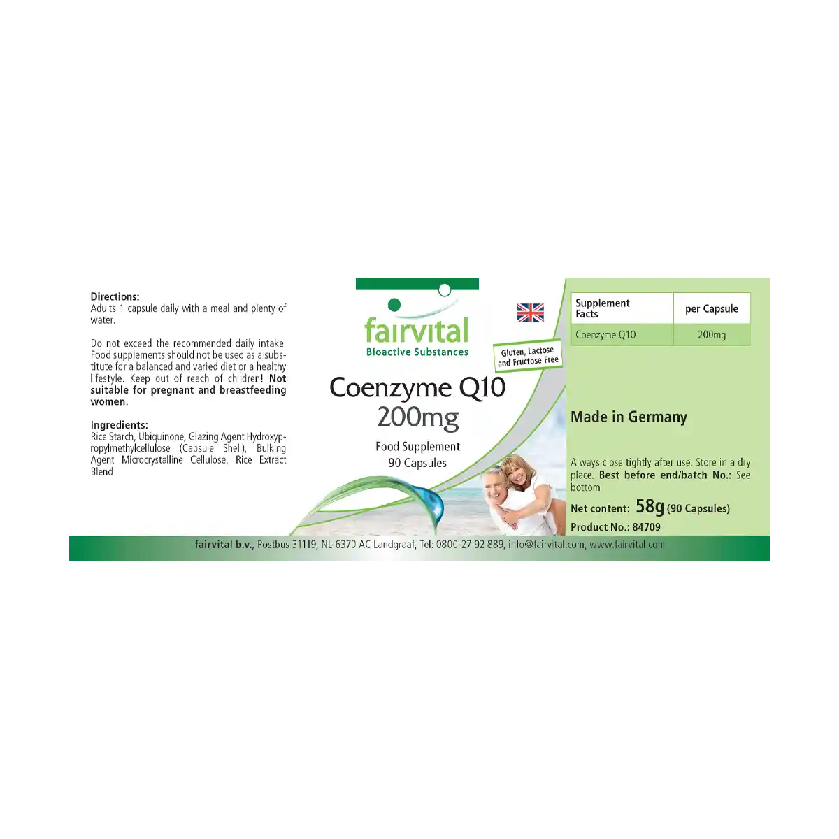 Coenzyme Q10 200mg - 90 capsules