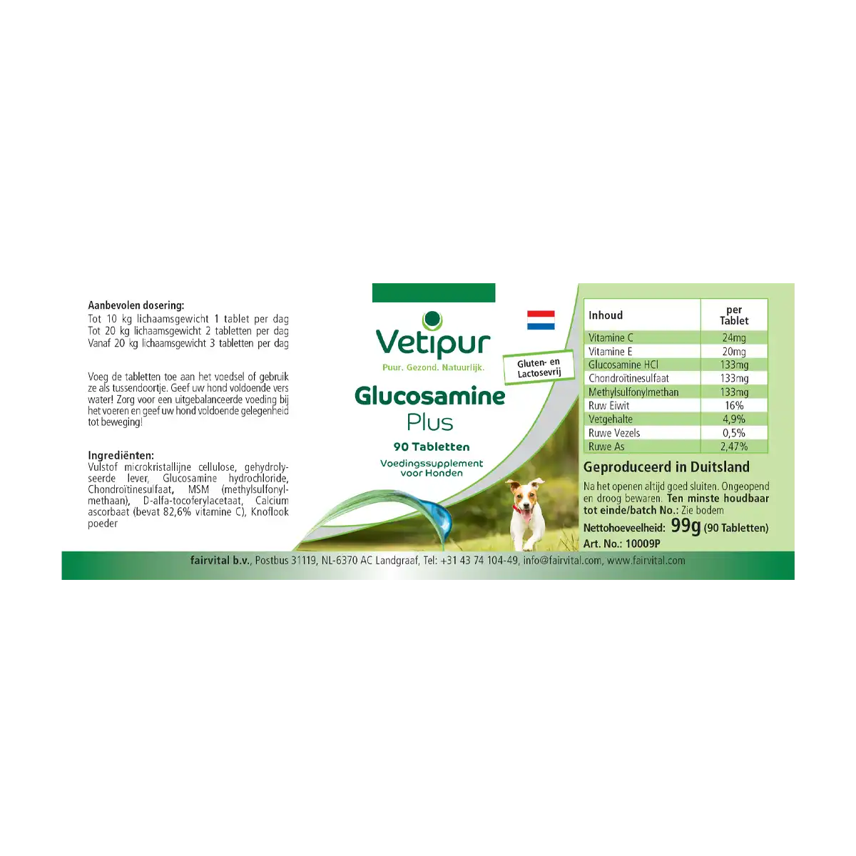 Glucosamina Plus - 90 comprimidos para perros | Vetipur