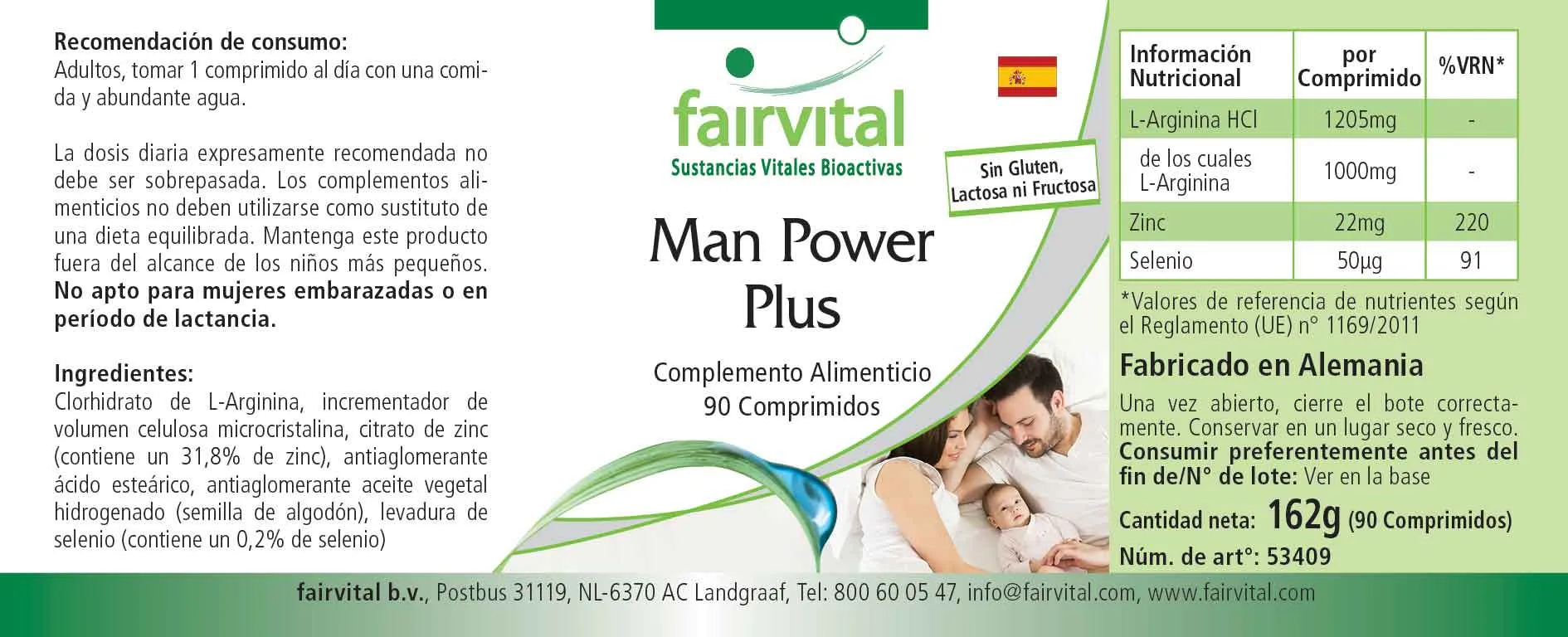 Man Power Plus - 90 Tablets