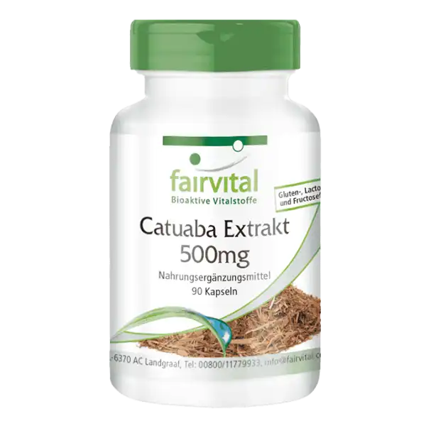 Extrait de Catuaba 500mg - 90 gélules