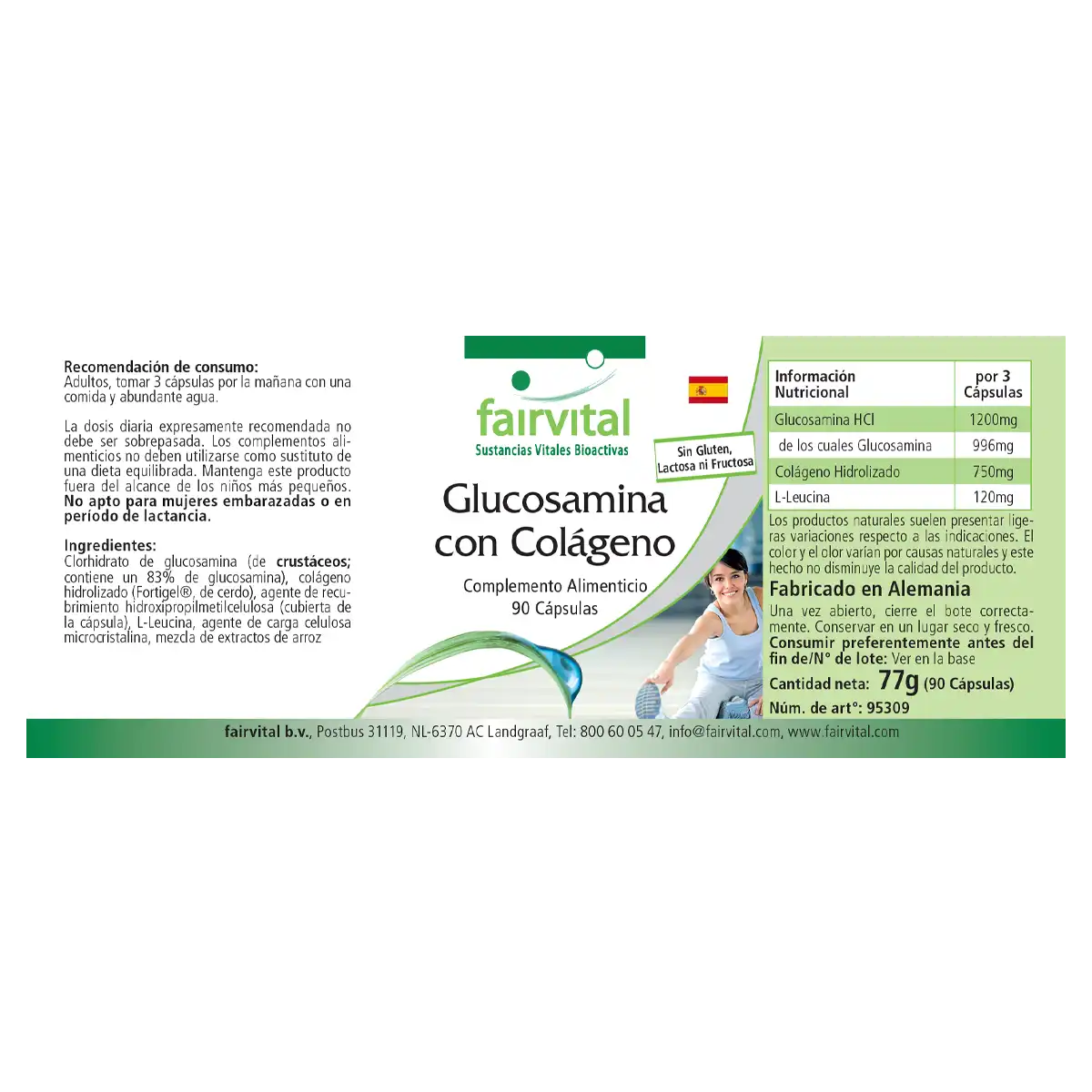 Glucosamine with Collagen - 90 Capsules