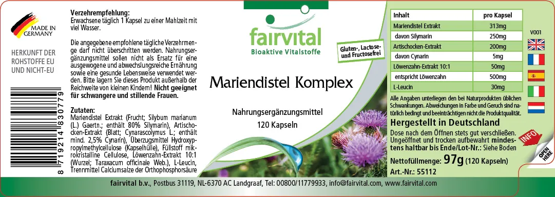 Milk Thistle Complex - 120 Capsules