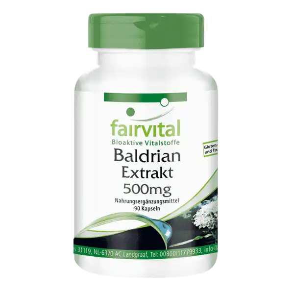 Valerian extract 500mg - 90 Capsules