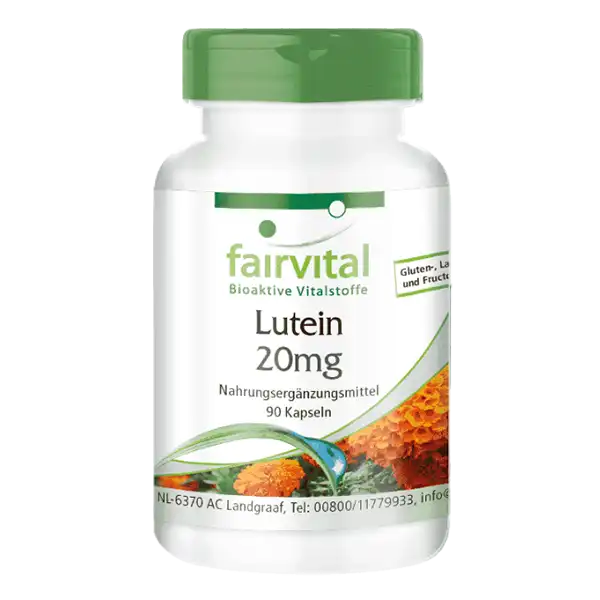 Lutein 20mg mikroverkapselt