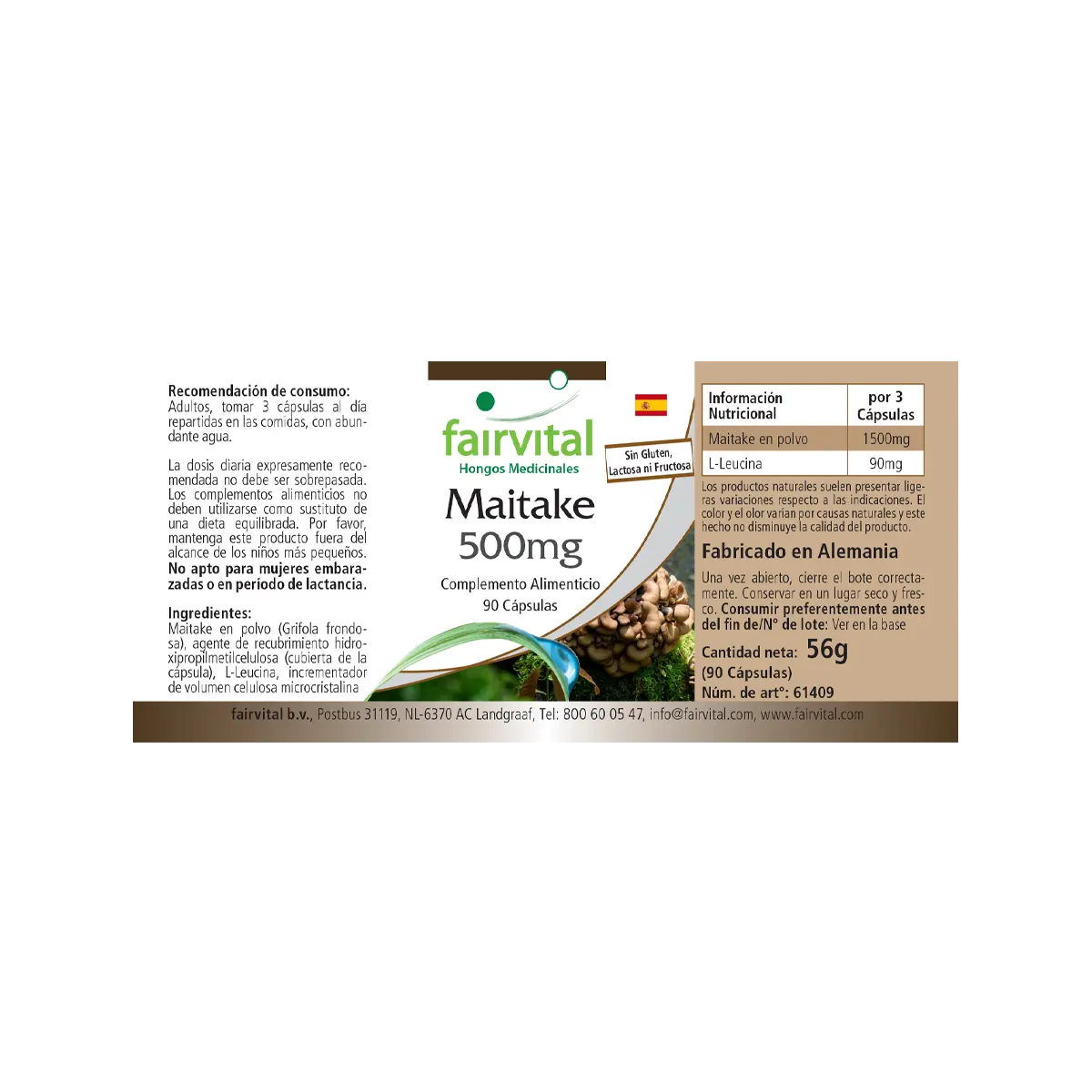 Maitake 500mg