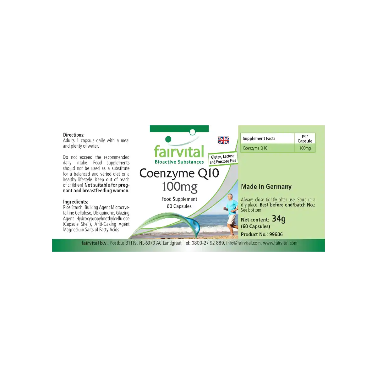 Coenzyme Q10 100mg - 60 capsules