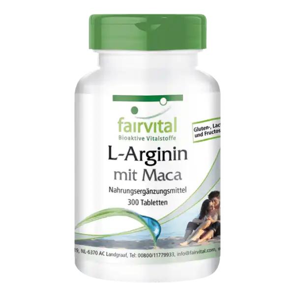 L-Arginine with Maca - 300 Tablets