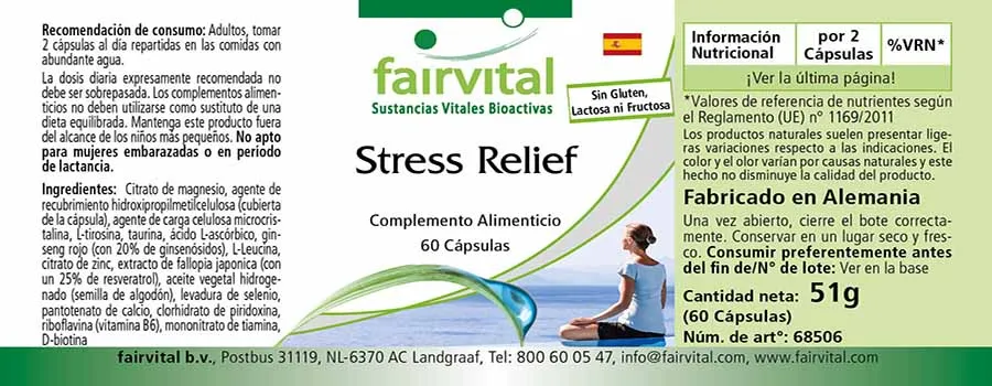 Stress Relief - 60 Cápsulas