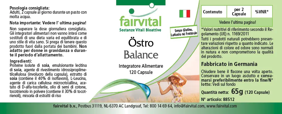 Equilibrio degli estrogeni - 120 capsule