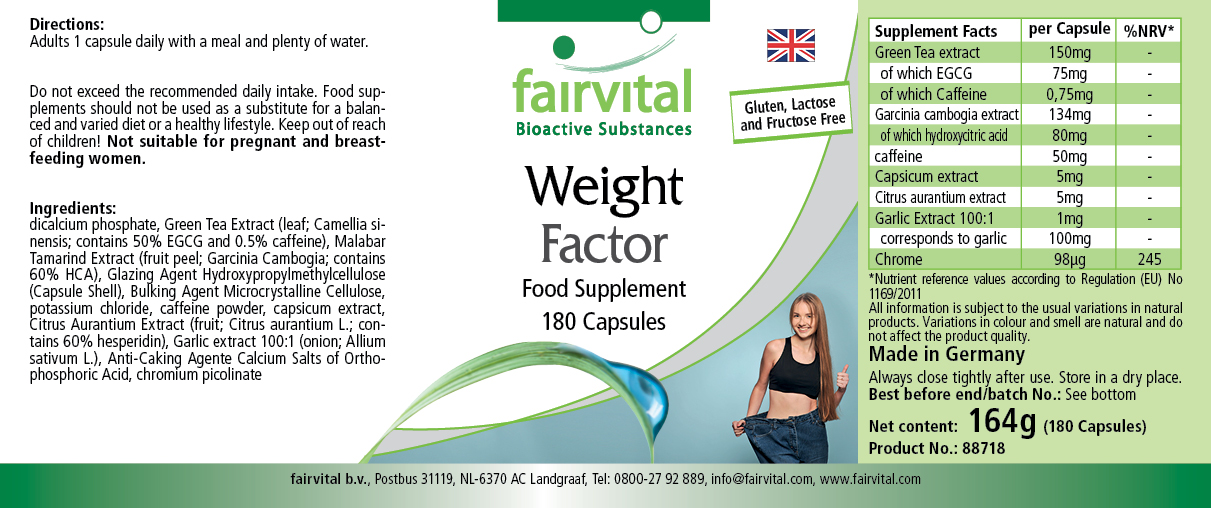 Weight Factor - 180 Cápsulas