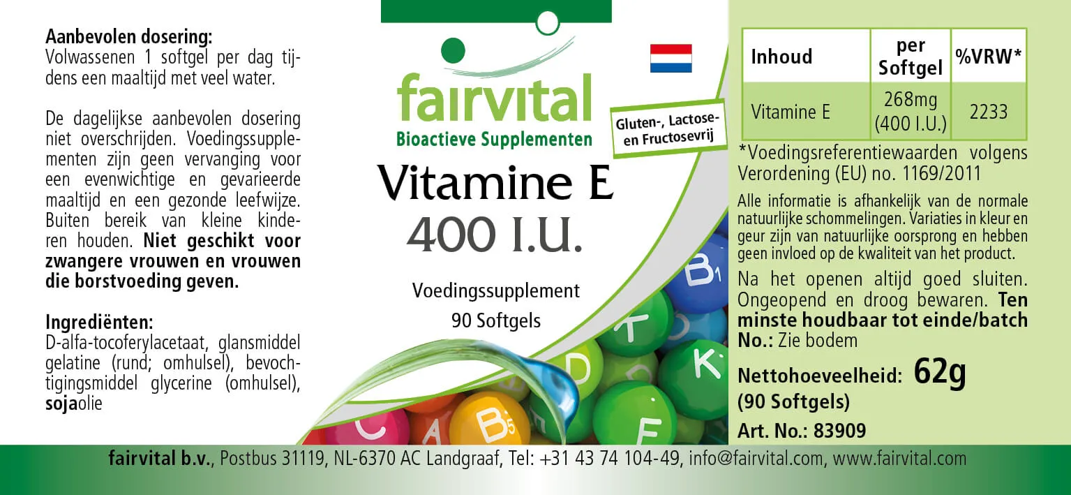 Vitamina E 400 U.I. - 90 Softgels