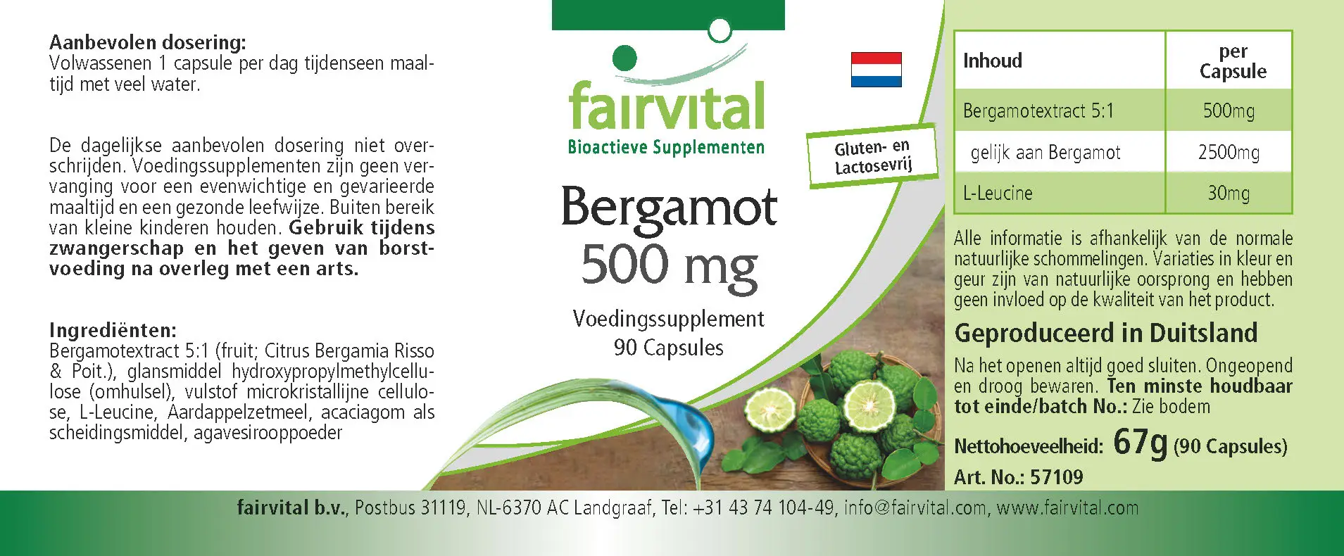 Bergamotto 500mg