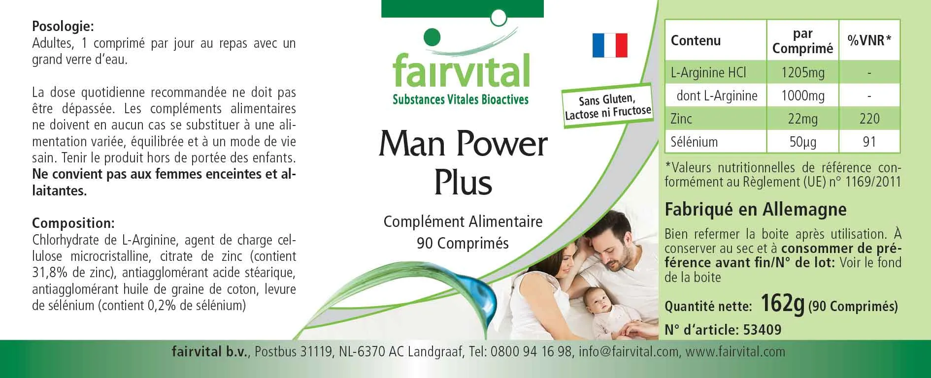 Man Power Plus - 90 Comprimidos