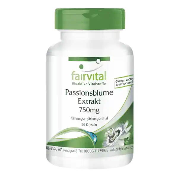 Passionflower Extract 750mg - 90 Capsules