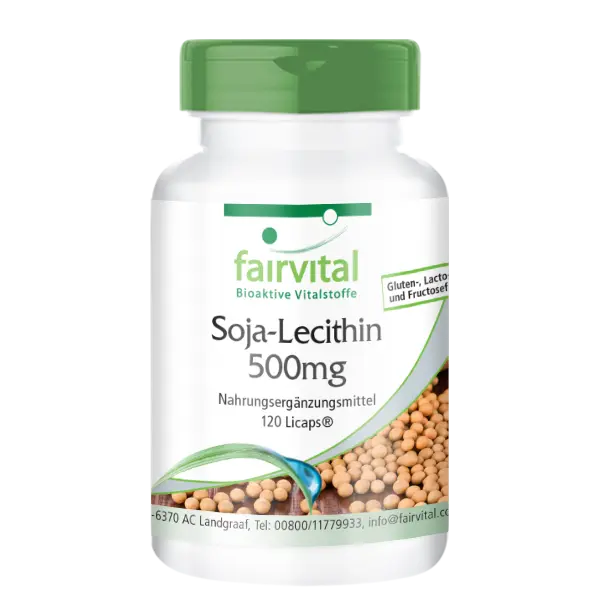 Lécithine de Soja 500mg - 120 LiCaps®