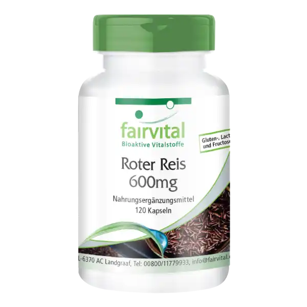 Red Rice 600mg - 120 Capsules