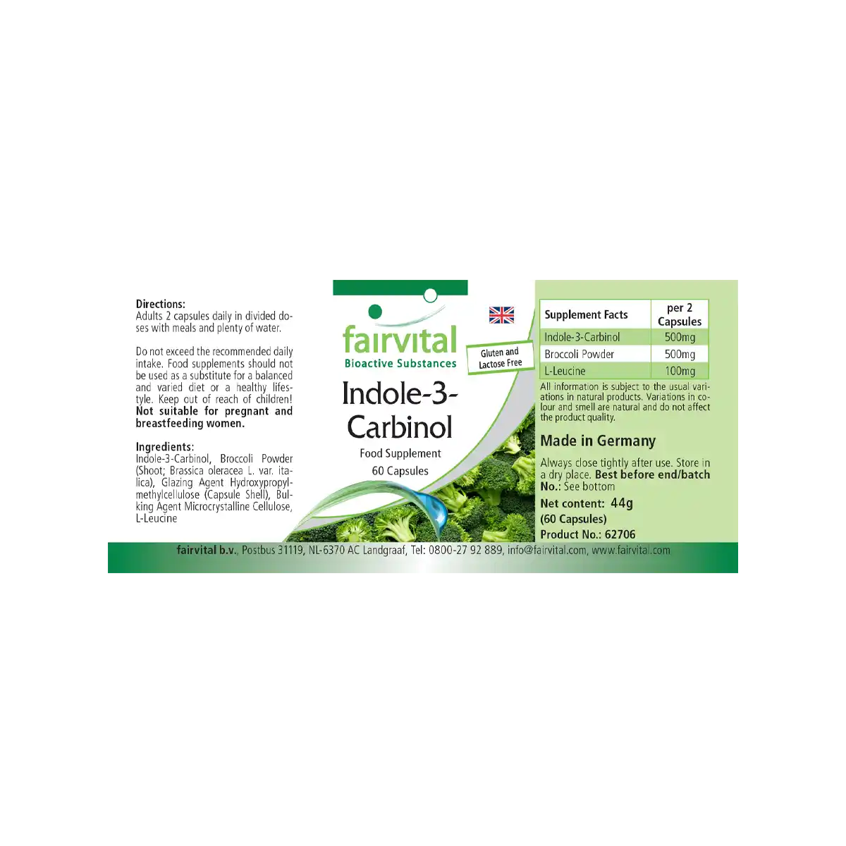 Indole-3-Carbinol - 60 Capsules