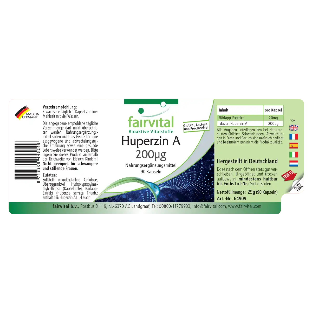 Huperzin A 200µg