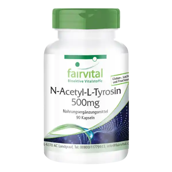 N-Acétyl-L-Tyrosine 500mg - 90 gélules