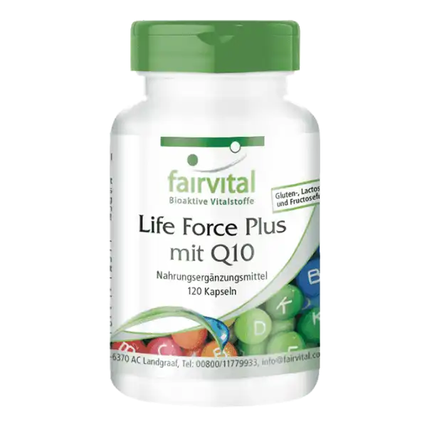 Life Force Plus con Q10 - 120 Cápsulas