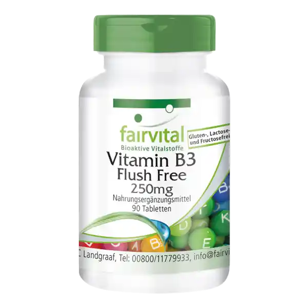 Vitamin B3 Flush Free 250mg - 90 Compresse