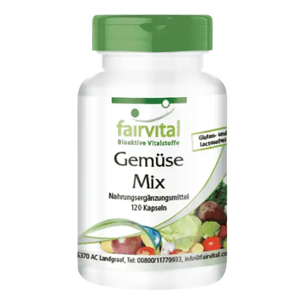 Vegetable Mix - 120 Capsules