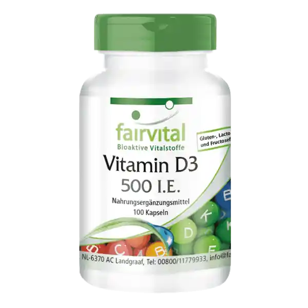 Vitamine D3 500 U.I. - 100 gélules