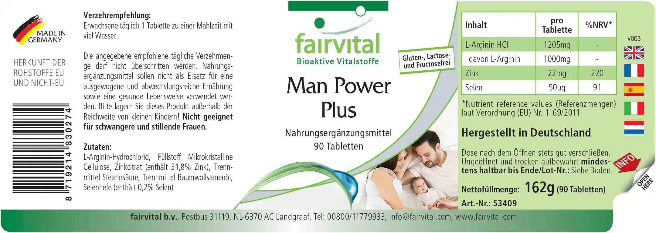 Man Power Plus - 90 Tablets