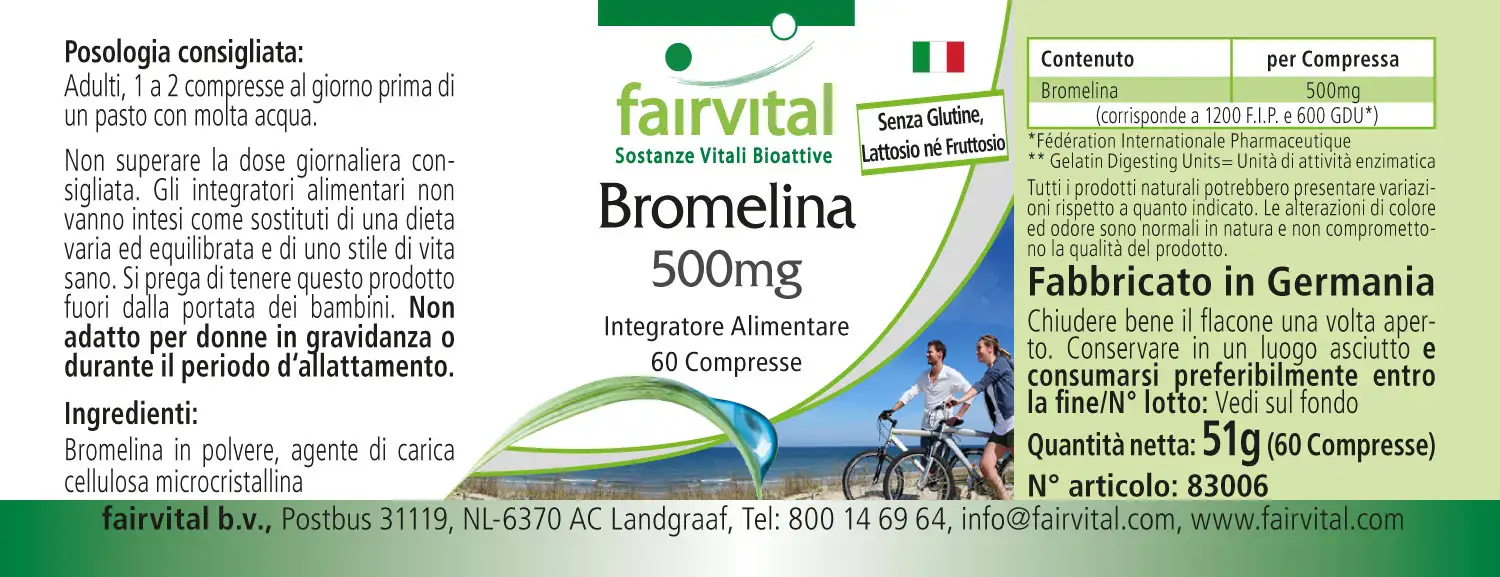 Bromelain 500mg