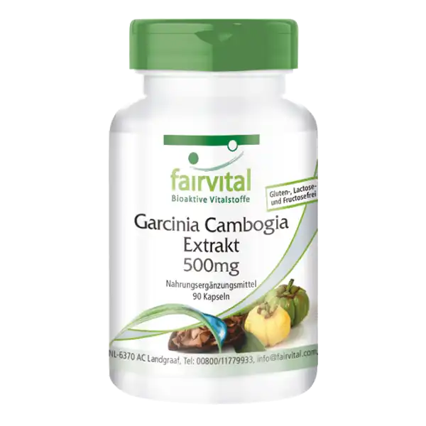 Garcinia Cambogia Extracto 500mg - 90 cápsulas - Sale - MHD 02/25