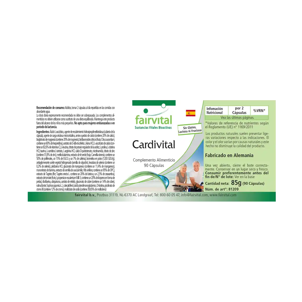 Cardivital – Vitamine per il cuore – 90 capsule