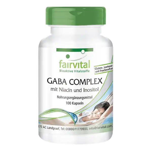 Complesso di GABA con niacina e inositolo – 100 capsule