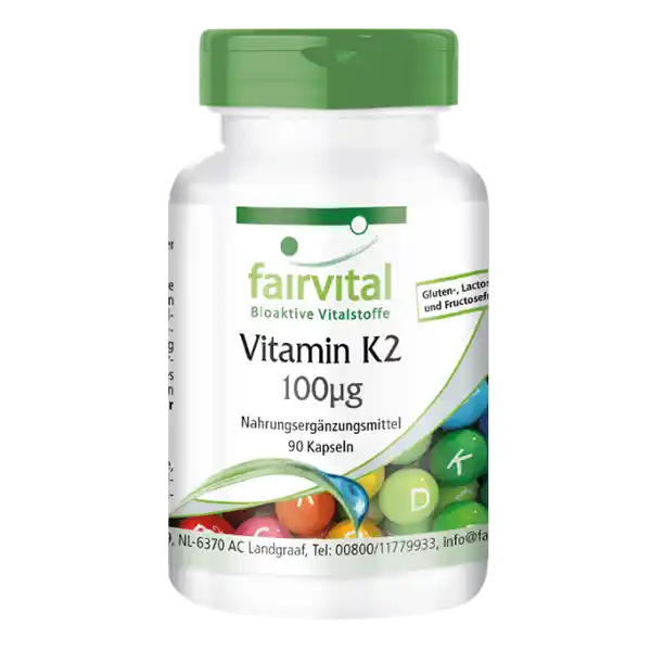 Vitamin K2 100µg - 90 Capsules