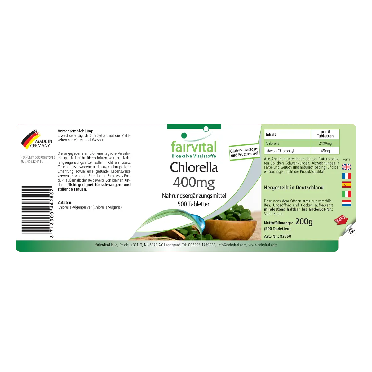 Chlorella 400mg