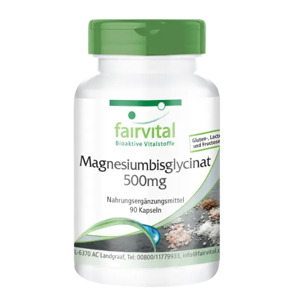 Magnesium bisglycinate 500mg - 90 Capsules